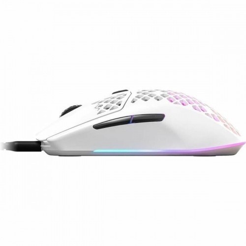Gaming Mouse SteelSeries AEROX 3 (2022) SNOW EDITION White image 4