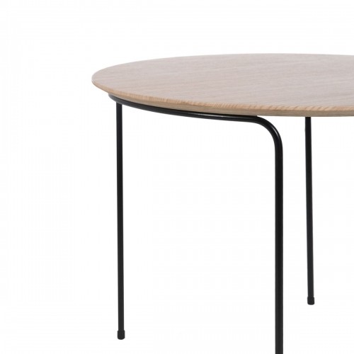 Bigbuy Home Centrālais galds NUDE Melns Dabisks 60 x 60 x 45 cm image 4