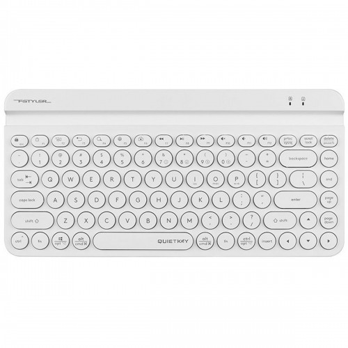 Keyboard A4 Tech A4TKLA47187 QWERTY White image 4