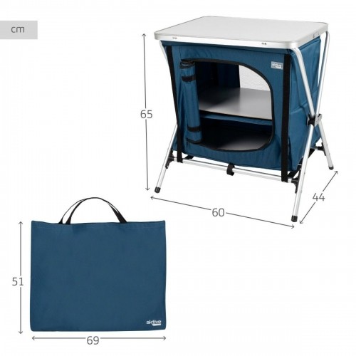 Шкаф для кемпинга Aktive Складной Синий 2 штук 60 x 67 x 44 cm image 4