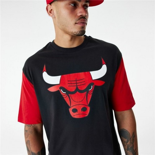 Men’s Short Sleeve T-Shirt New Era NBA Colour Insert Chicago Bulls Black image 4