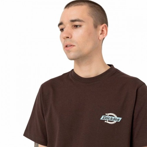 Men’s Short Sleeve T-Shirt Dickies Ss Ruston Brown image 4