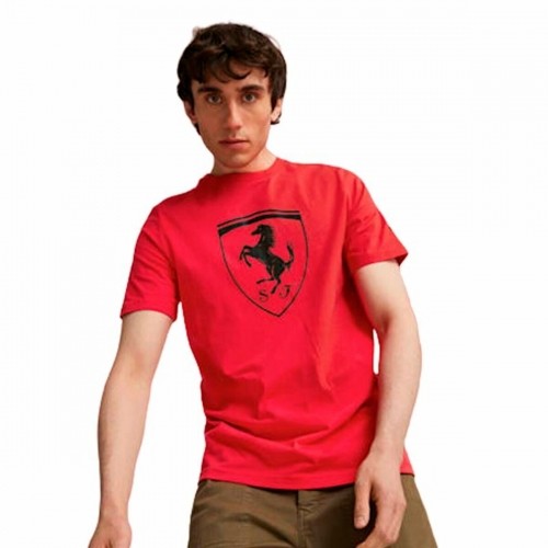 Vīriešu Krekls ar Īsām Piedurknēm Puma Ferrari Race Tonal B Sarkans image 4