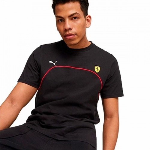 Vīriešu Krekls ar Īsām Piedurknēm Puma Ferrari Race Melns image 4