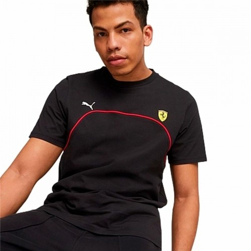 Футболка с коротким рукавом мужская Puma Ferrari Race Чёрный image 4