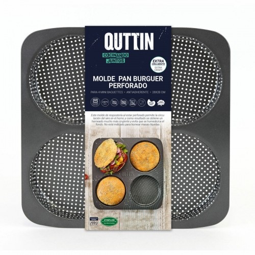 Shaped mould Quttin Burguer 28 x 28 x 2,5 cm (12 Units) image 4