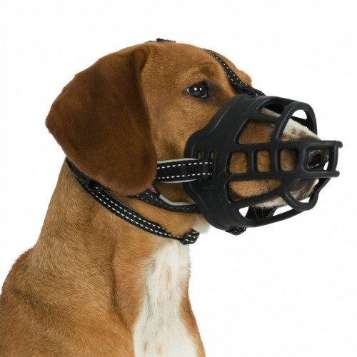 Muzzle Trixie Black Monochrome L 27 cm image 4