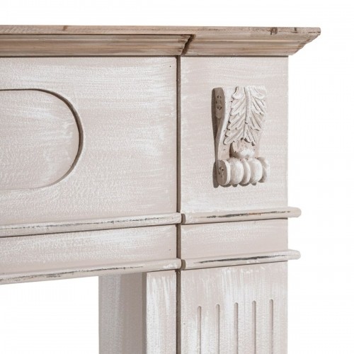 Bigbuy Home Решетка камина древесина ели Деревянный MDF 134 x 24 x 111 cm image 4