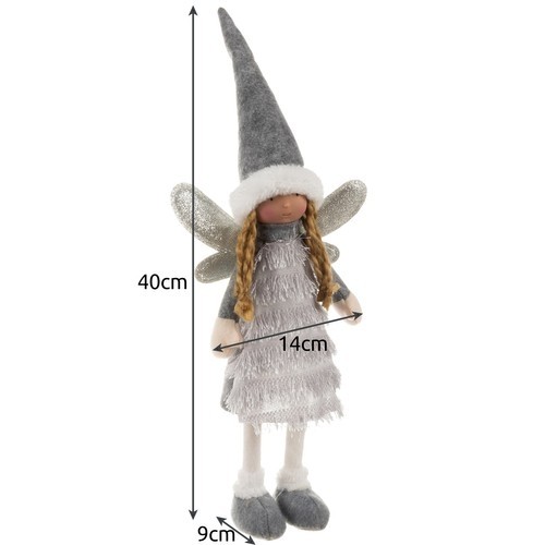 Fairy - gray Christmas figurine Ruhhy 22343 (17050-0) image 4