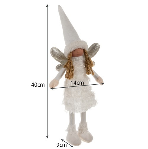 Fairy - white Christmas figurine Ruhhy 22342 (17049-0) image 4