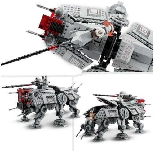 LEGO 75337 Star Wars AT-TE Walker Konstruktors image 4