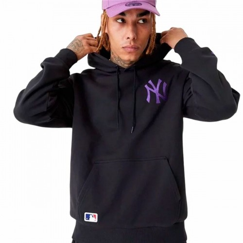 Unisex Hoodie New Era League Essentials New York Yankees Black image 4