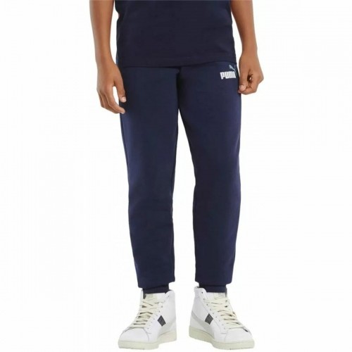 Children's Tracksuit Bottoms Puma  Ess+ 2 Col  Blue image 4