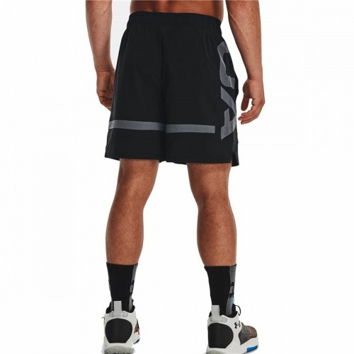 Men's Basketball Shorts Under Armour Baseline Black image 4