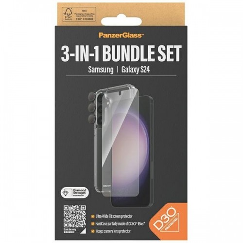 PanzerGlass Bundle 3in1 Sam S24 S921 Hardcase + Screen Protector + Camera Lens B1210+7350 image 4