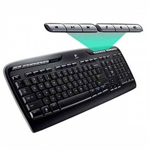 Клавиатура Logitech Wireless Combo MK330 Чёрный Qwerty US image 4