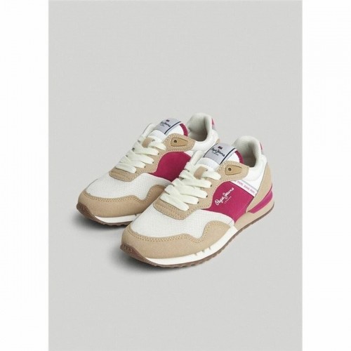 Sports Shoes for Kids Pepe Jeans London Classic Light brown image 4