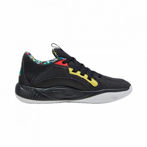 Basketball Shoes for Adults Puma  Court Rider Chaos Black image 4