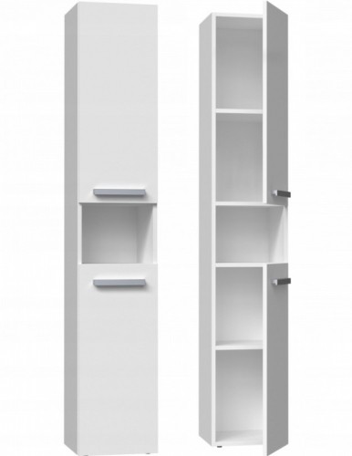 Top E Shop Bathroom cabinet NEL I 31x30x174 cm, matt white image 4
