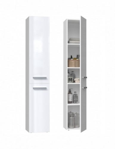 Top E Shop Bathroom cabinet NEL II 31x30x174 cm, white, glossy image 4