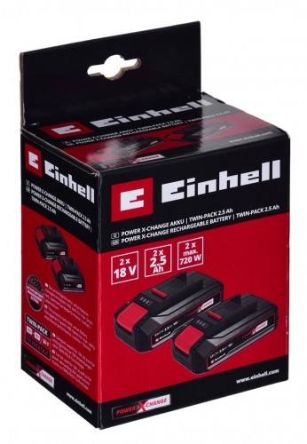 18 V 2 x 2.5 Ah Rechargeable Battery 4511524 EINHELL image 4