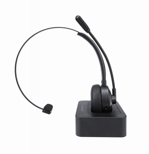 Gembird BTHS-M-01 Bluetooth call center headset, mono, black image 4