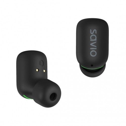 Savio TWS-09 IPX5 headphones/headset Wireless In-ear Music Bluetooth Black image 4