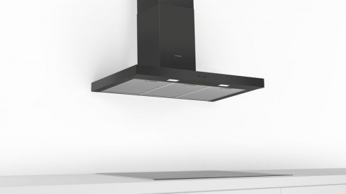 Bosch Serie 2 DWB96BC60 cooker hood Wall-mounted Black 619 m³/h B image 4