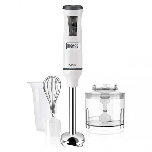 Immersion blender Black+Decker BXHBA600E (600W; white) image 4