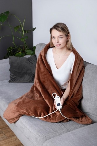 N'oveen NOVEEN ELECTRIC BLANKET EB655 BROWN SUPER SOFT 180X130CM image 4