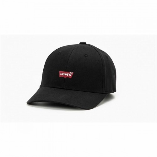 Sports Cap Levi's Housemark Flexfit  Black One size image 4