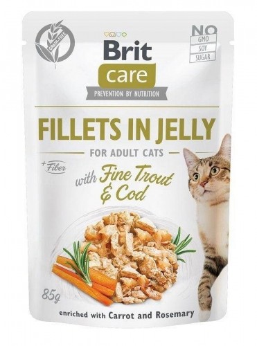 BRIT Care Fillets in Jelly Flavour Box- wet cat food - 12 x 85g image 4