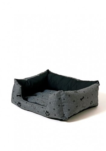 GO GIFT Dog bed XL - graphite - 75x55x15 cm image 4