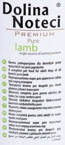 Dolina Noteci Premium Pure Lamb - wet dog food - 400g image 4
