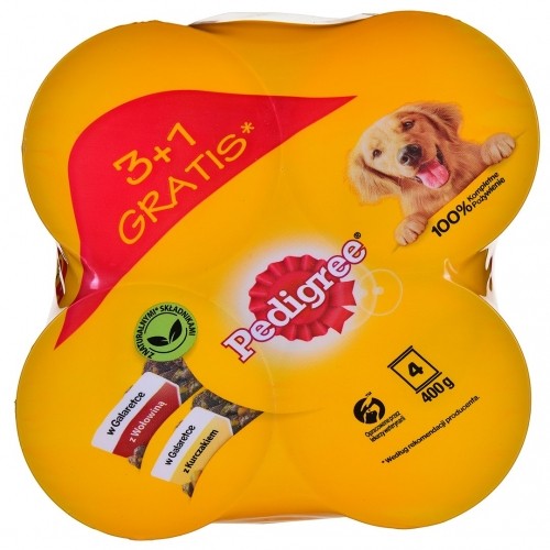 PEDIGREE Beef and chicken with jelly - Wet dog food - 4x400 g image 4