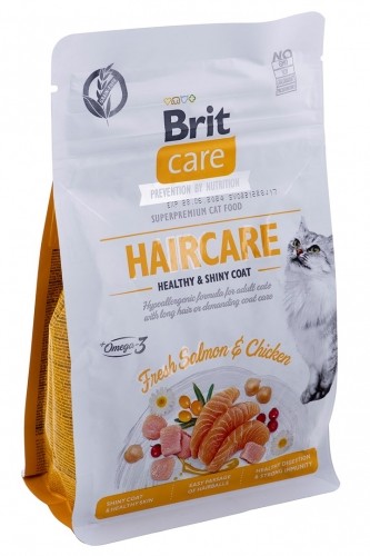 BRIT Care Grain Free Haircare Healthy & Shiny Coat - dry cat food - 400 g image 4