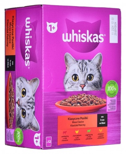 WHISKAS Classic Meals in Sauce - wet cat food - 12x85g image 4