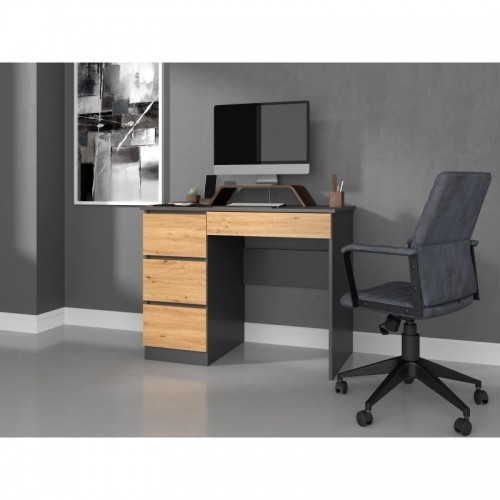 Top E Shop Desk MIJAS LEFT 98x51x76 cm Anthracite/Artisan image 4