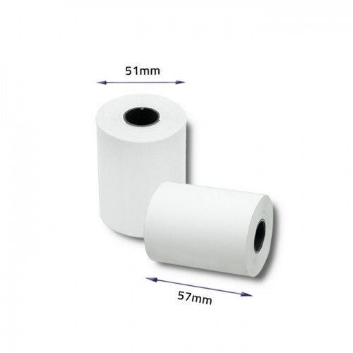 Qoltec 51895 Thermal roll 57 x 30 | 55g / m2 | 10 pcs. | BPA free image 4