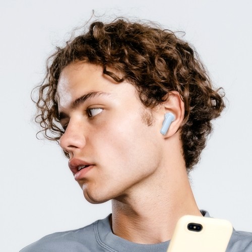 OEM Borofone TWS Bluetooth Earphones BW51 Solid Blue image 4