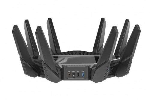 ASUS ROG Rapture GT-AXE16000 wireless router 10 Gigabit Ethernet Tri-band (2.4 GHz / 5 GHz / 6 GHz) Black image 4