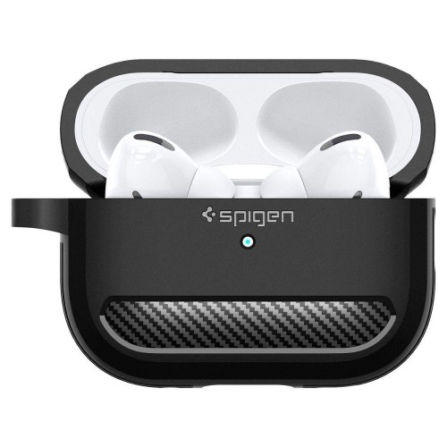 Spigen RUGGED ARMOR Apple AIRPODS PRO 1 | 2 MATTE BLACK image 4