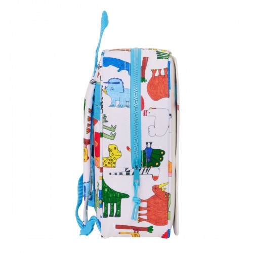 Детский рюкзак Algo de Jaime Белый 22 x 27 x 10 cm image 4