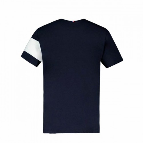 Unisex Short Sleeve T-Shirt Le coq sportif BAT SS N°2 Navy Blue image 4
