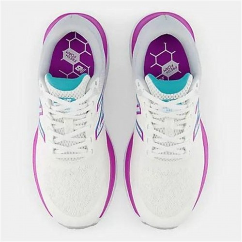 Running Shoes for Adults New Balance Fresh Foam 680v7 White Lady image 4