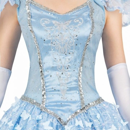 Costume for Adults My Other Me Blue Princess (3 Pieces) image 4