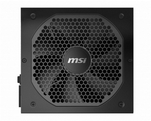 MSI MPG A650GF UK PSU '650W, 80 Plus Gold certified, Fully Modular, 100% Japanese Capacitor, Flat Cables, ATX Power Supply Unit, UK Powercord, Black, Support Latest GPU' image 4