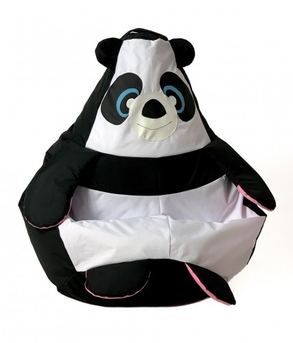 Go Gift Sako bag pouffe Panda black and white XL 130 x 90 cm image 4