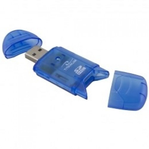 TITANUM TA101B card reader Blue USB 2.0 image 4