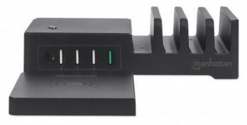 Manhattan 102230 Power station 1x USB-C PD, 1x USB-A, Black image 4